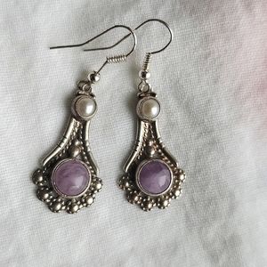 Sterling Drop Earrings